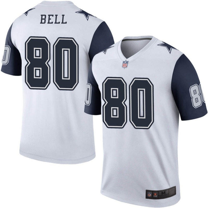 2020 Nike NFL Men Dallas Cowboys #80 Blake Bell White Legend Color Rush Jersey->dallas cowboys->NFL Jersey